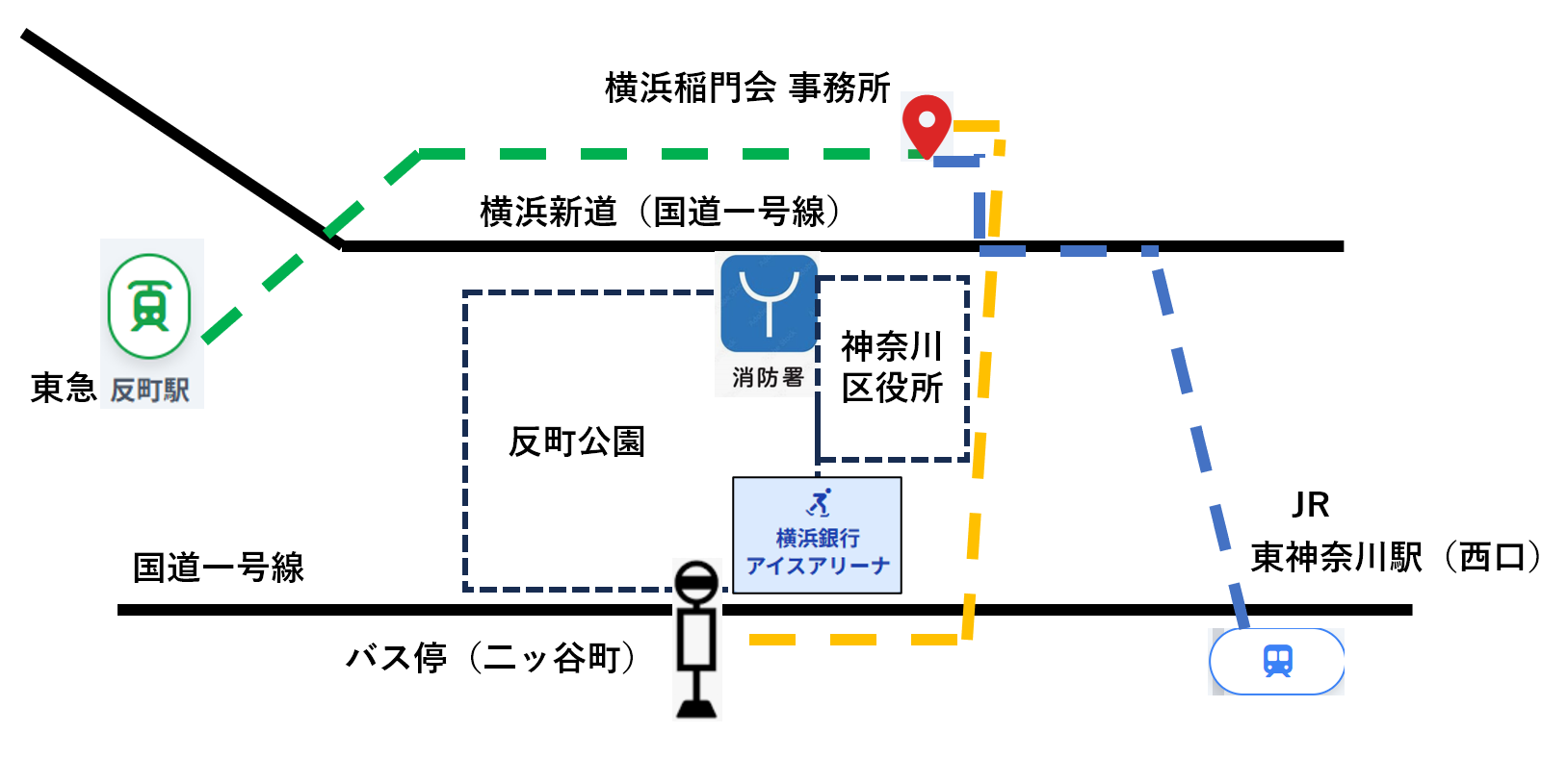 事務所へのアクセスマップ